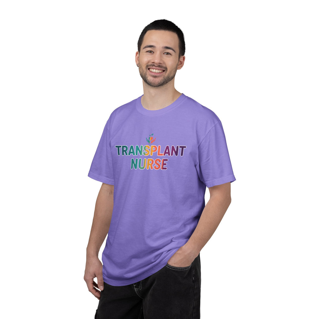 Transplant Nurse T-Shirt — Colorful Healthcare Pride Tee