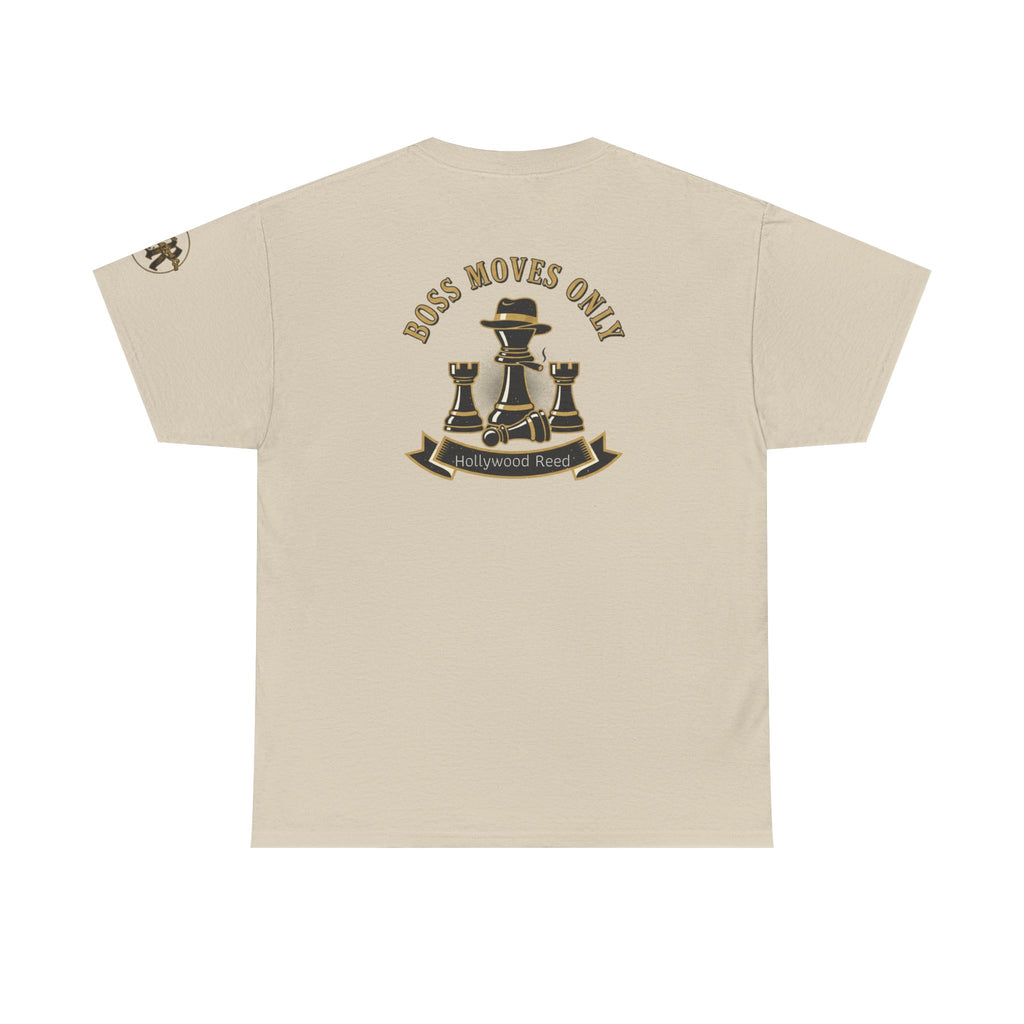 Boss Moves Only Tee — 'Boss Moves Only' Graphic Short-Sleeve T-Shirt for Players & Fans