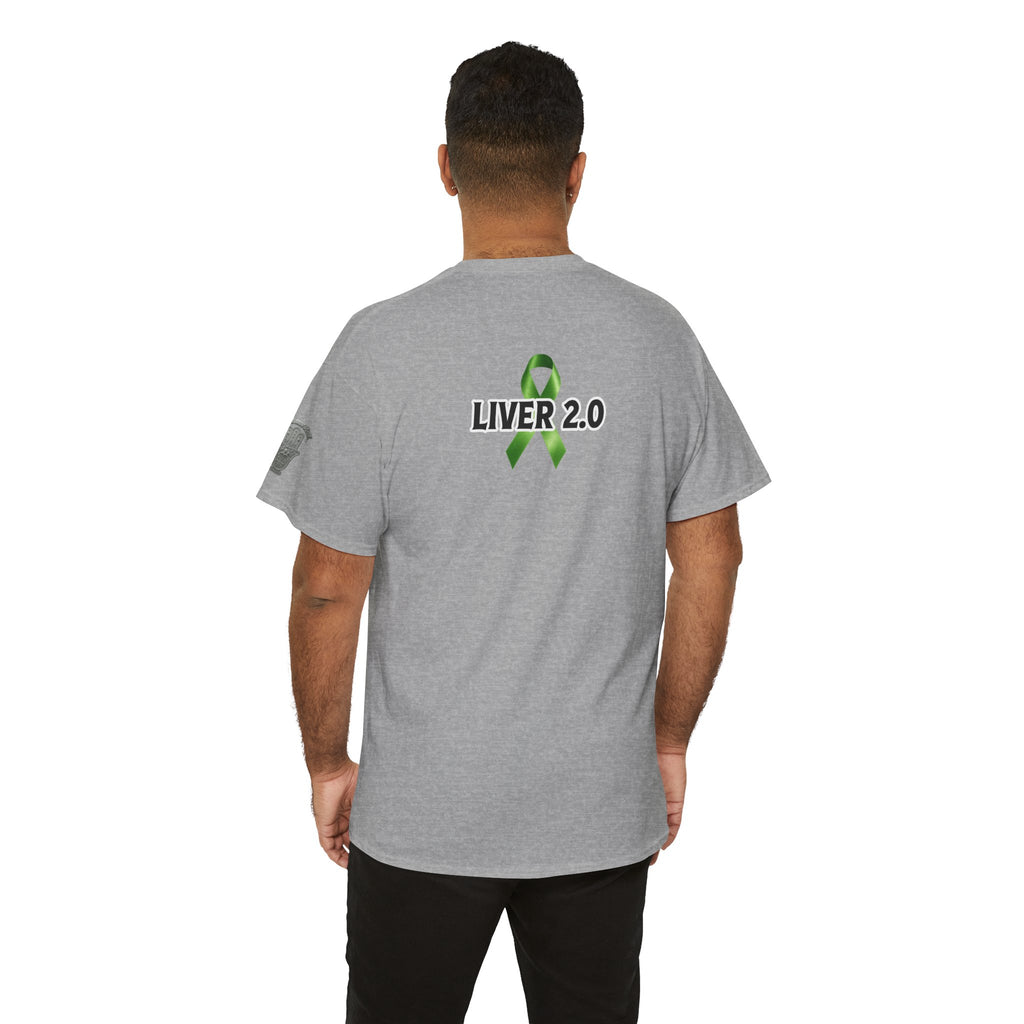 Liver 2.0 Tee — 'Upgraded Version' Green Awareness Ribbon Shirt
