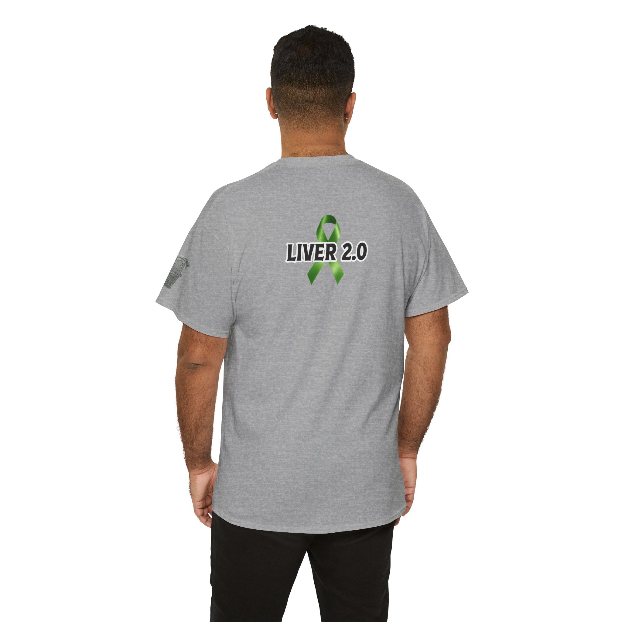 Liver 2.0 Tee — 'Upgraded Version' Green Awareness Ribbon Shirt