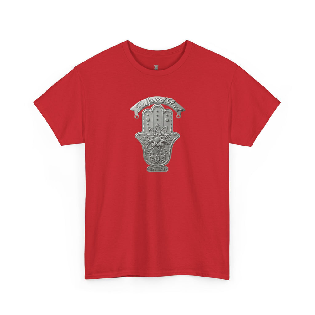 The Hollywood Reed Logo Hamsa Hand Tee — Protective Amulet Graphic T‑Shirt
