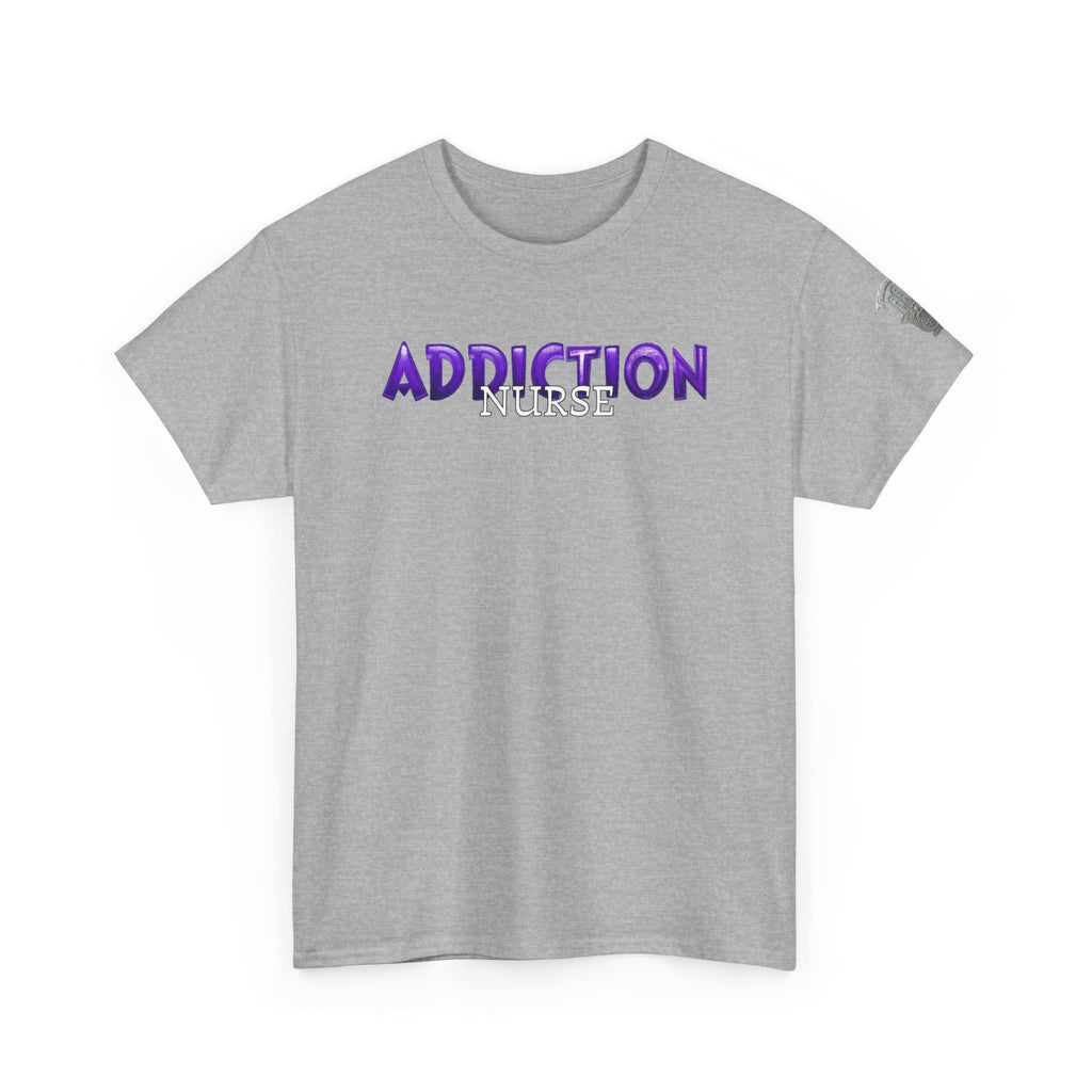 Addiction Nurse Tee  “Progress Not Perfection” Recovery Shirt
