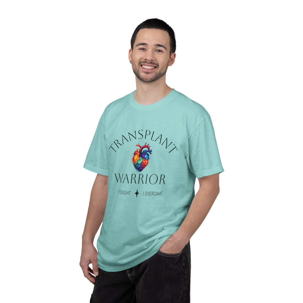 Transplant Warrior T-Shirt — I Fought, I Overcame Medical Survivor Tee