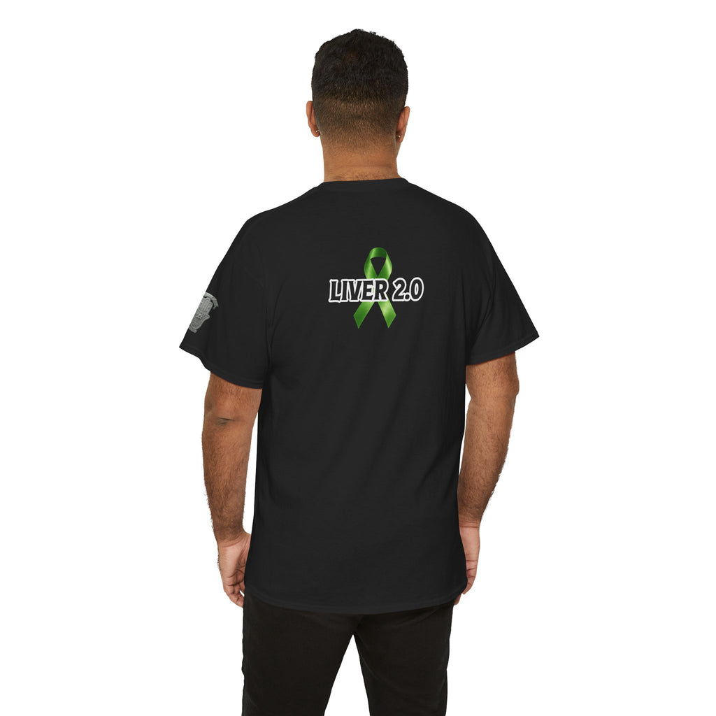 Liver 2.0 Tee — 'Upgraded Version' Green Awareness Ribbon Shirt