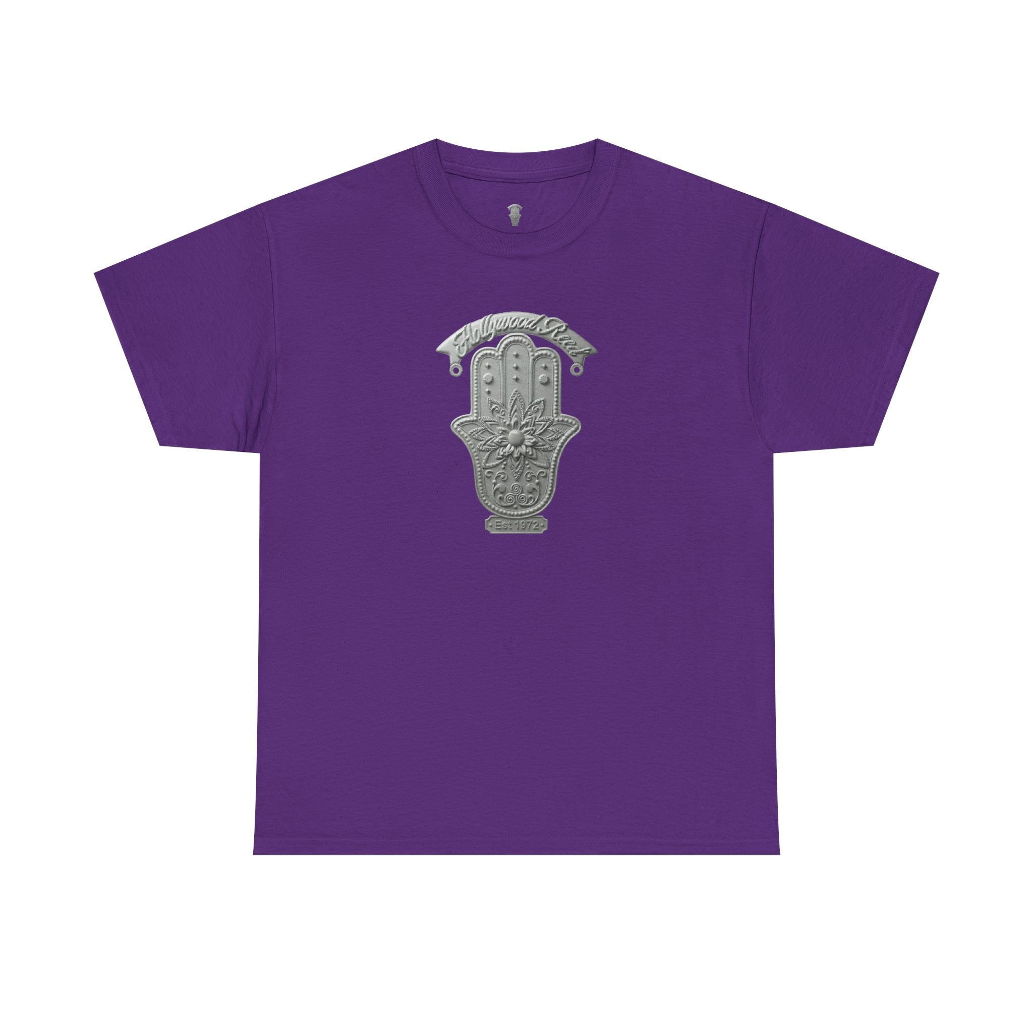 The Hollywood Reed Logo Hamsa Hand Tee — Protective Amulet Graphic T‑Shirt