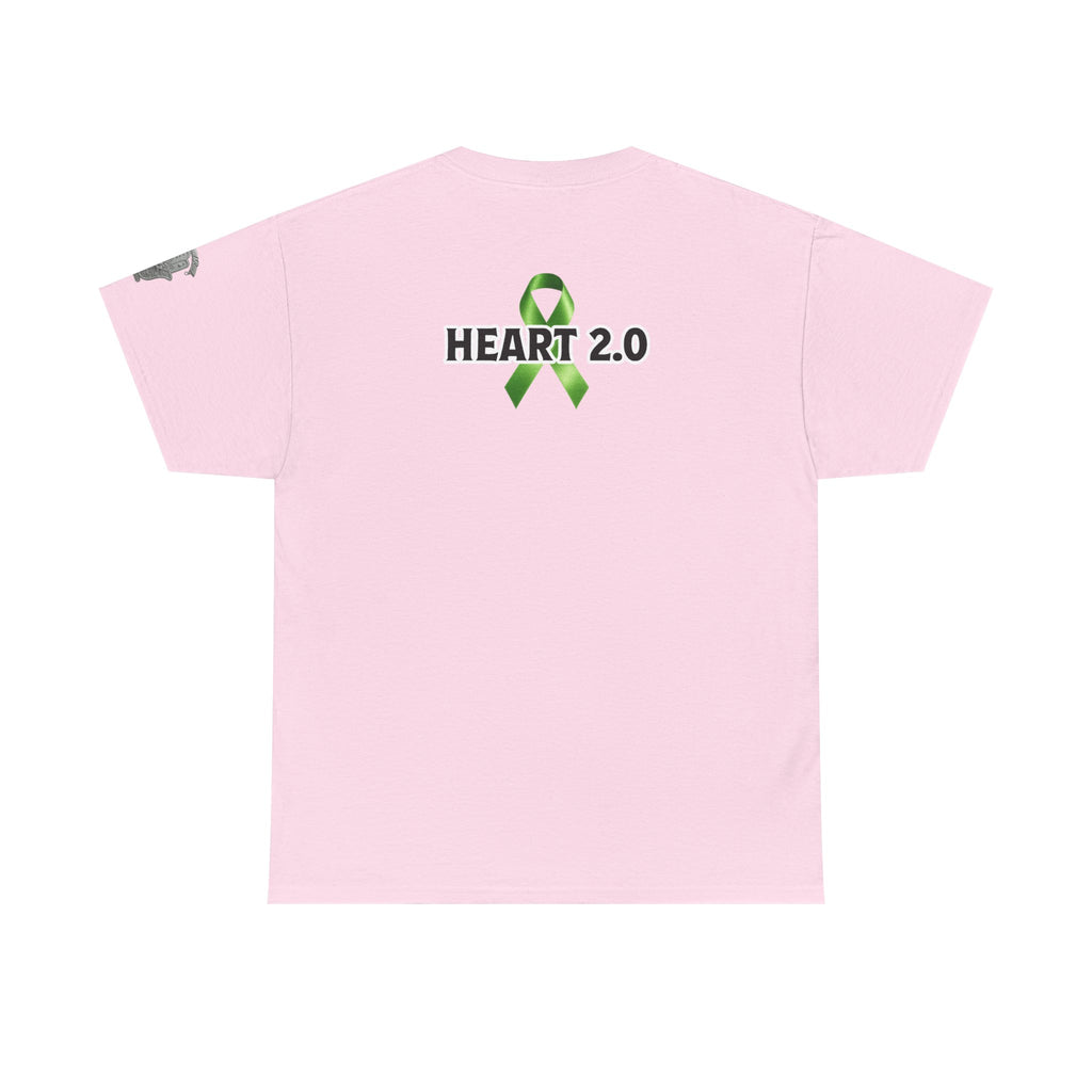 "Upgraded Version / Heart 2.0" Green Ribbon Recovery Tee