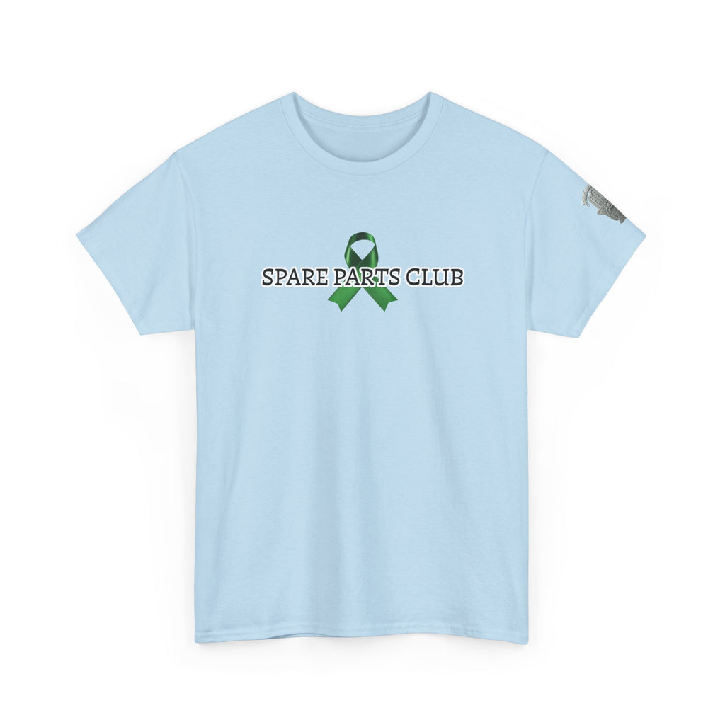 Spare Parts Club Tee — Green Ribbon Awareness Graphic T-Shirt