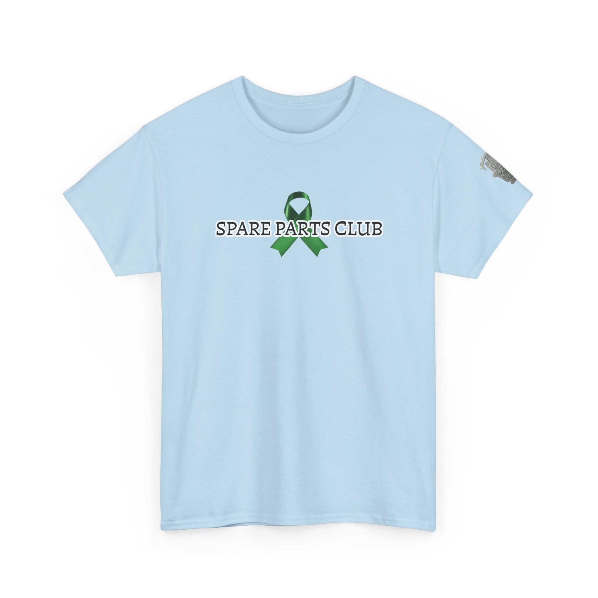 Spare Parts Club Tee — Green Ribbon Awareness Graphic T-Shirt