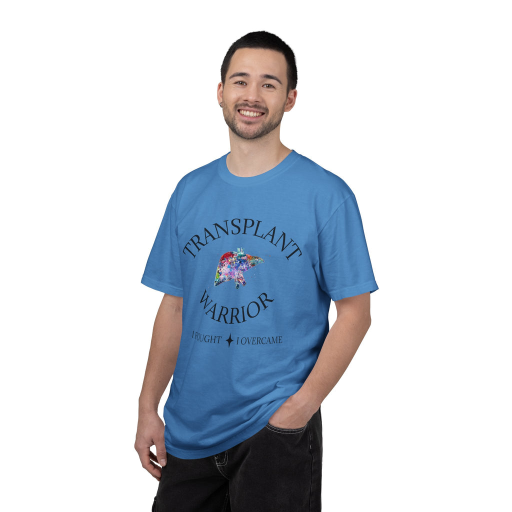 Liver Transplant Warrior T-Shirt — I Fought & I Overcame Liver Transplant Survivor Tee