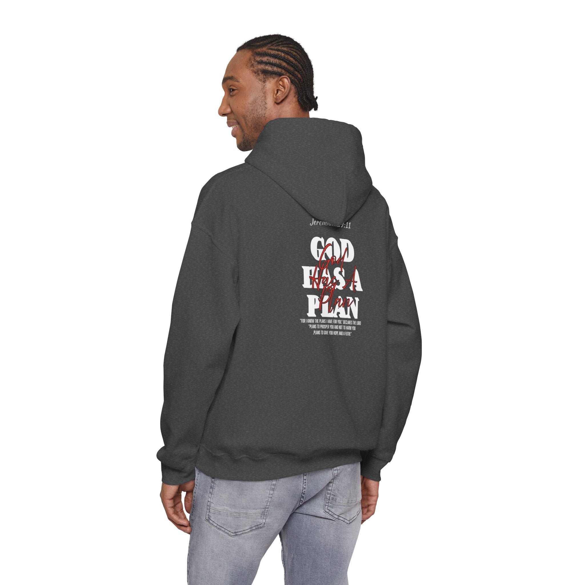 God Has a Plan Hoodie — Inspirational Faith Graphic Pullover