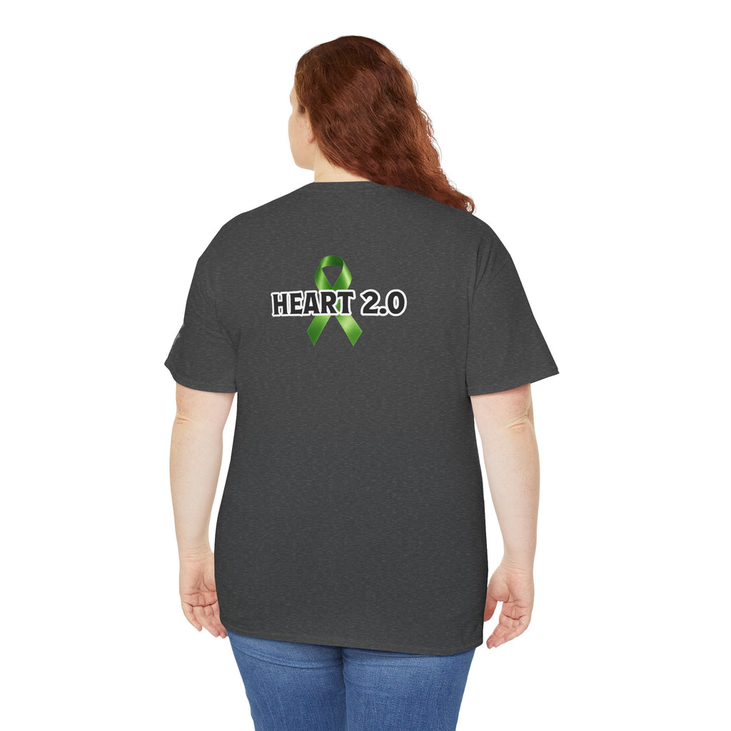 "Upgraded Version / Heart 2.0" Green Ribbon Recovery Tee