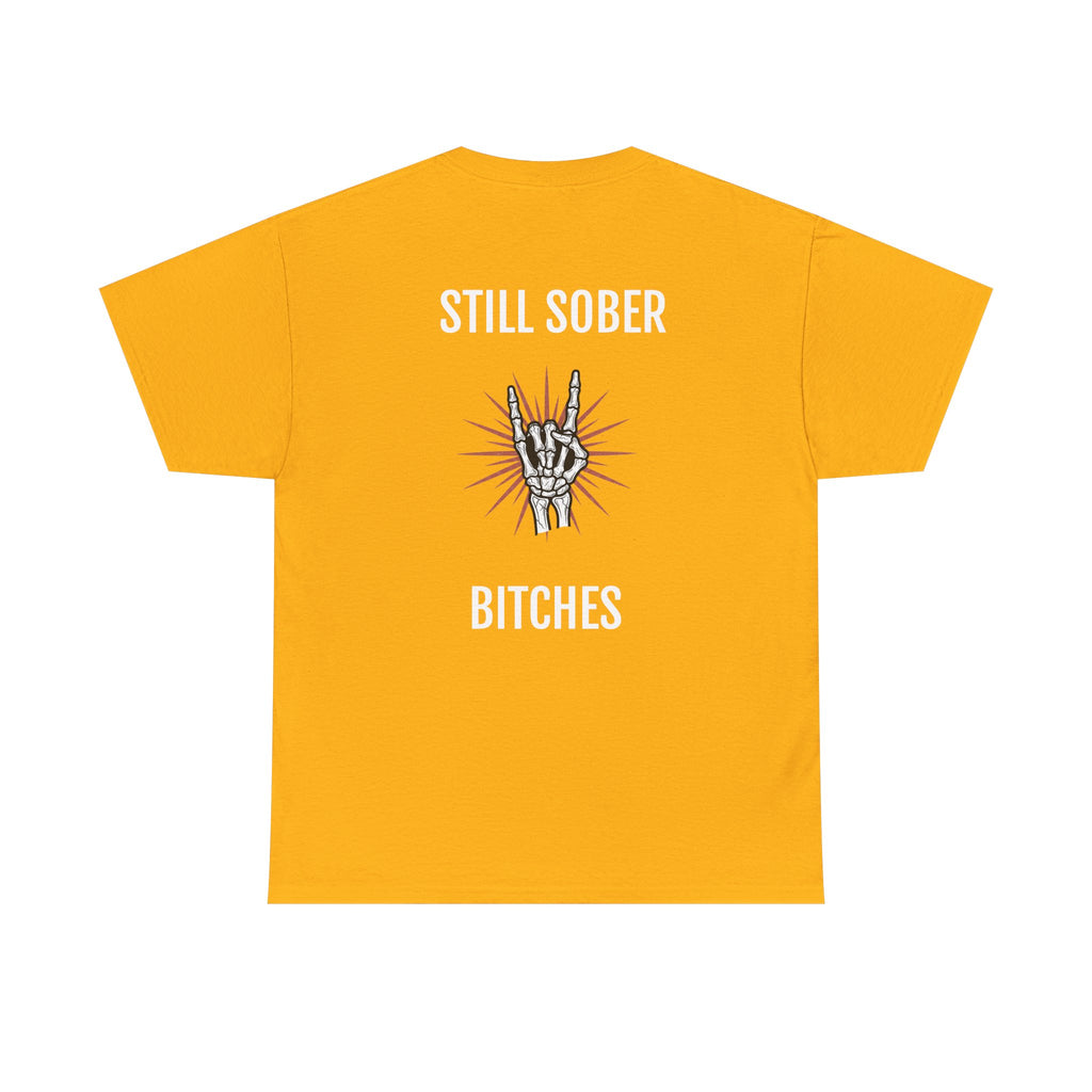 Sober Pride Tee — "Proud to Be Sober and Letting Bitches Know"