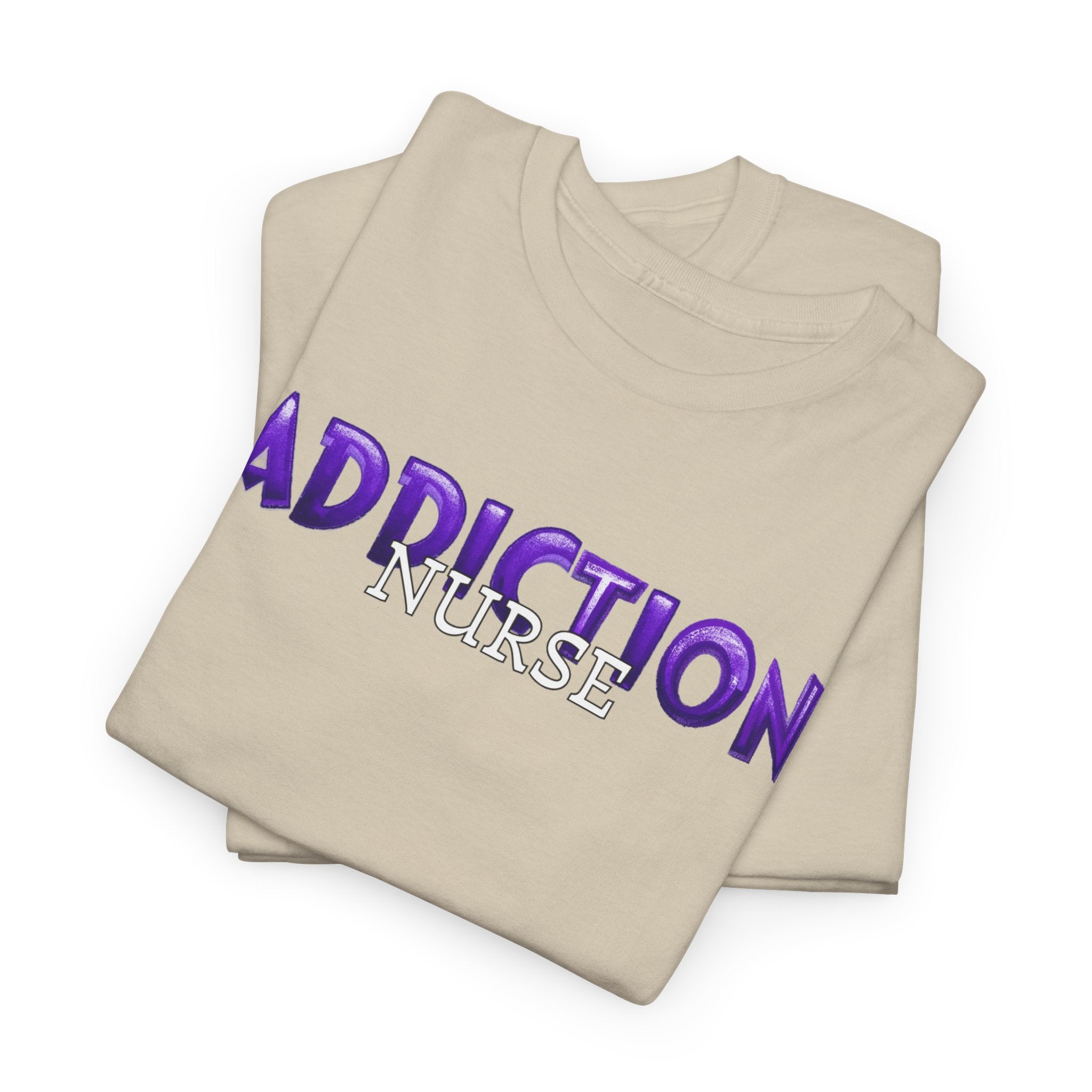 Addiction Nurse Tee  “Progress Not Perfection” Recovery Shirt