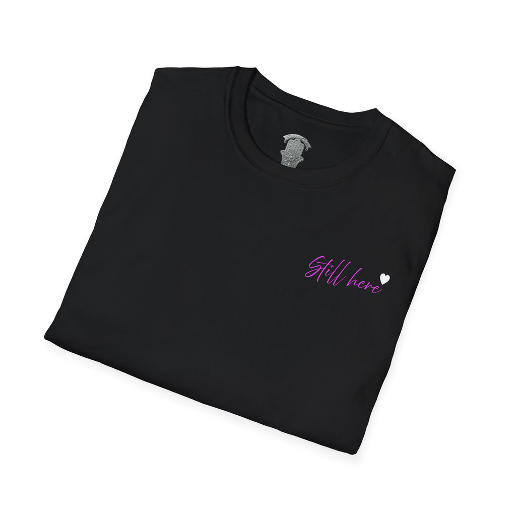 Still Here Tee - Inspiration Recovery T Shirt from Recovery Cartel