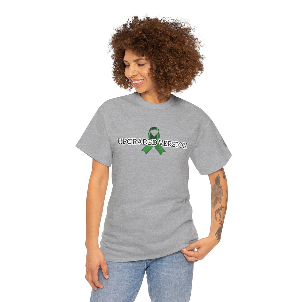 Liver 2.0 Tee — 'Upgraded Version' Green Awareness Ribbon Shirt