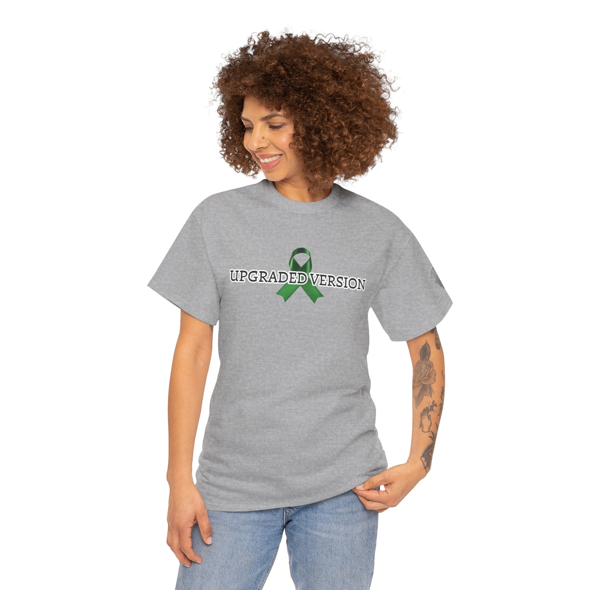 Liver 2.0 Tee — 'Upgraded Version' Green Awareness Ribbon Shirt