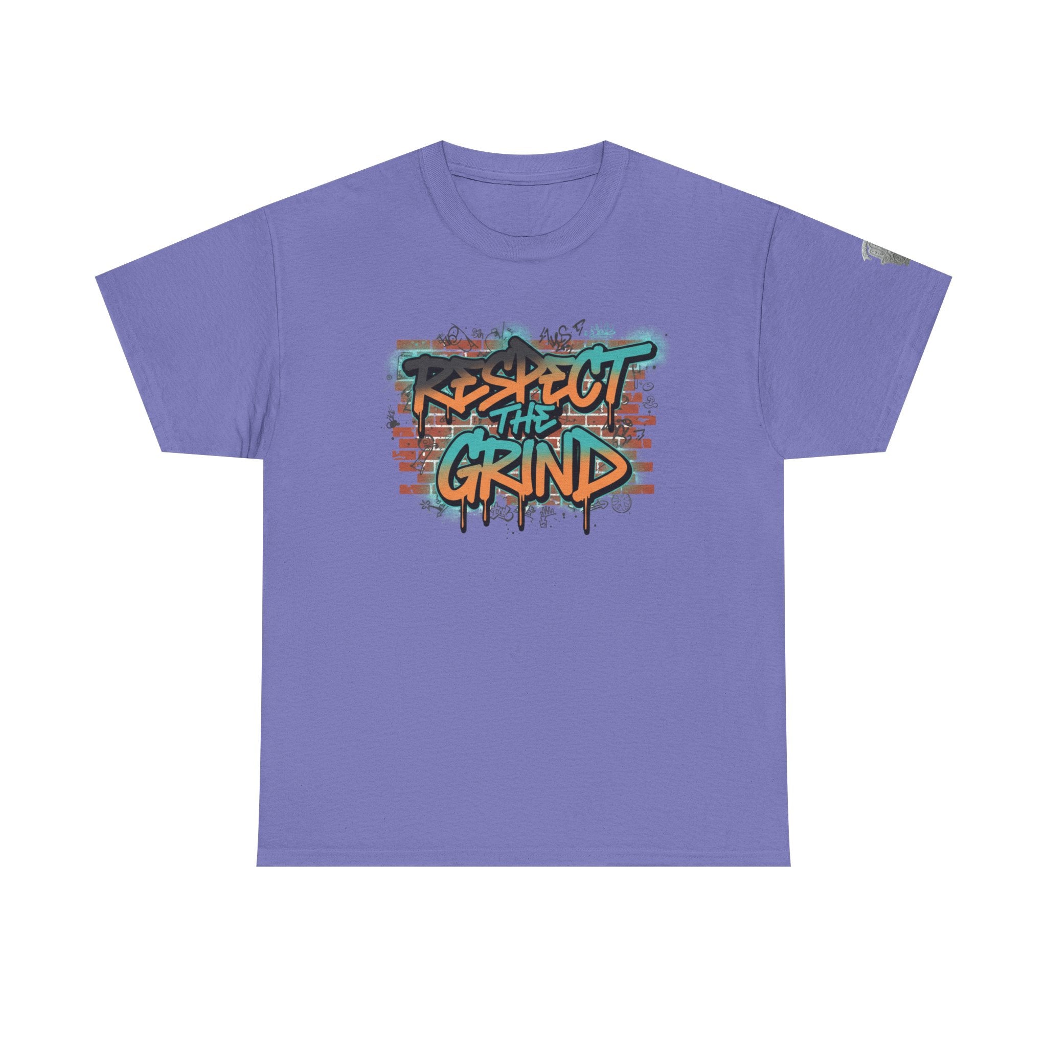 Respect the Grind Graffiti Tee — Urban Motivational Streetwear T‑Shirt