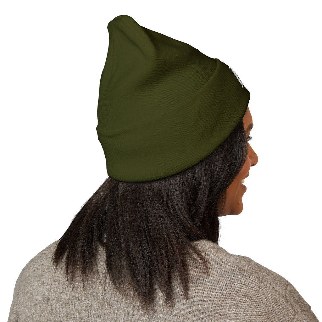 Hollywood Reed "HR" Beenie Embroidered Monogram HR Winter Hat