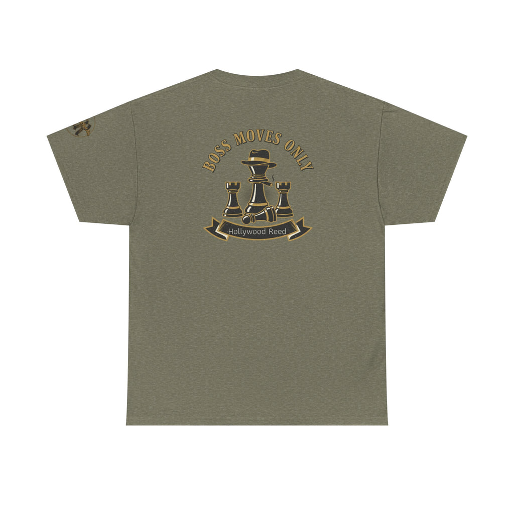 Boss Moves Only Tee — 'Boss Moves Only' Graphic Short-Sleeve T-Shirt for Players & Fans