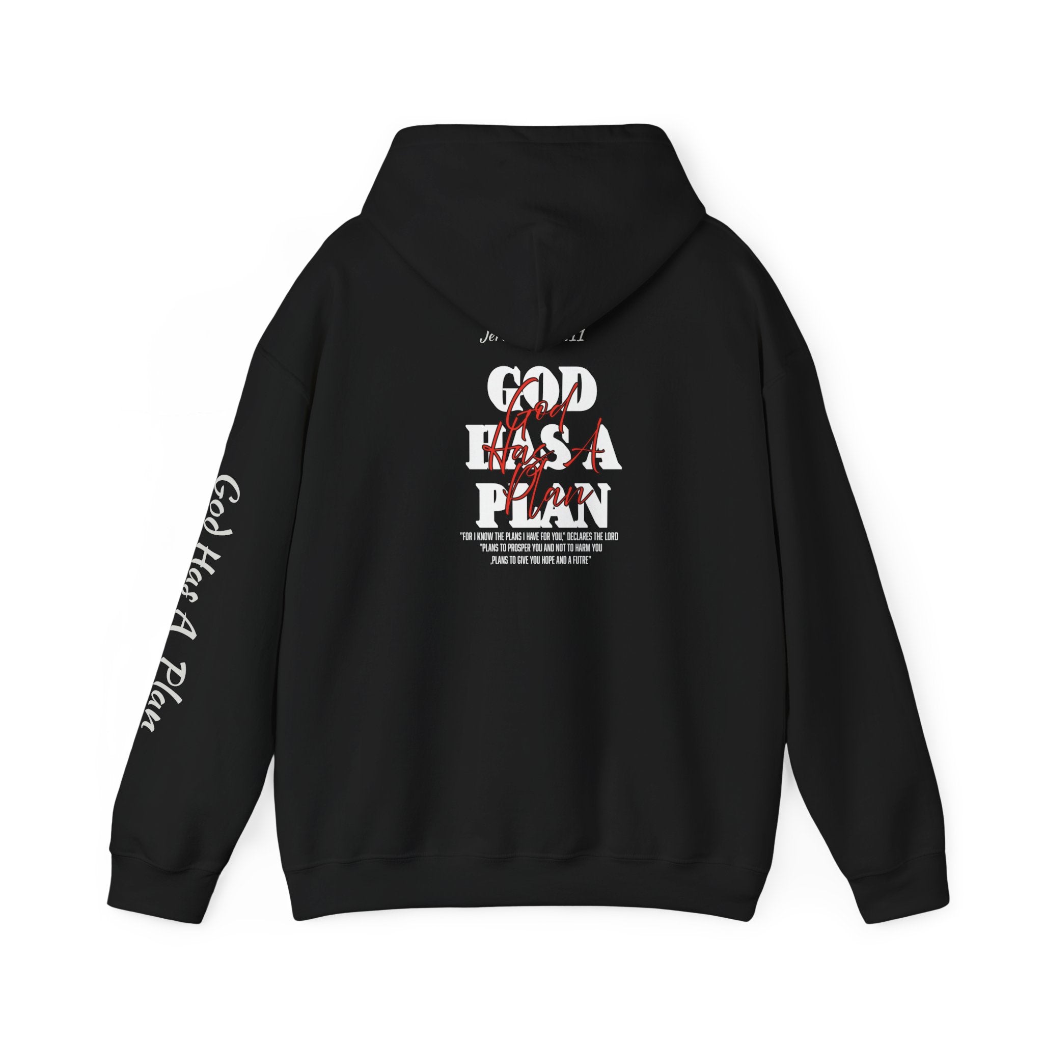 God Has a Plan Hoodie — Inspirational Faith Graphic Pullover
