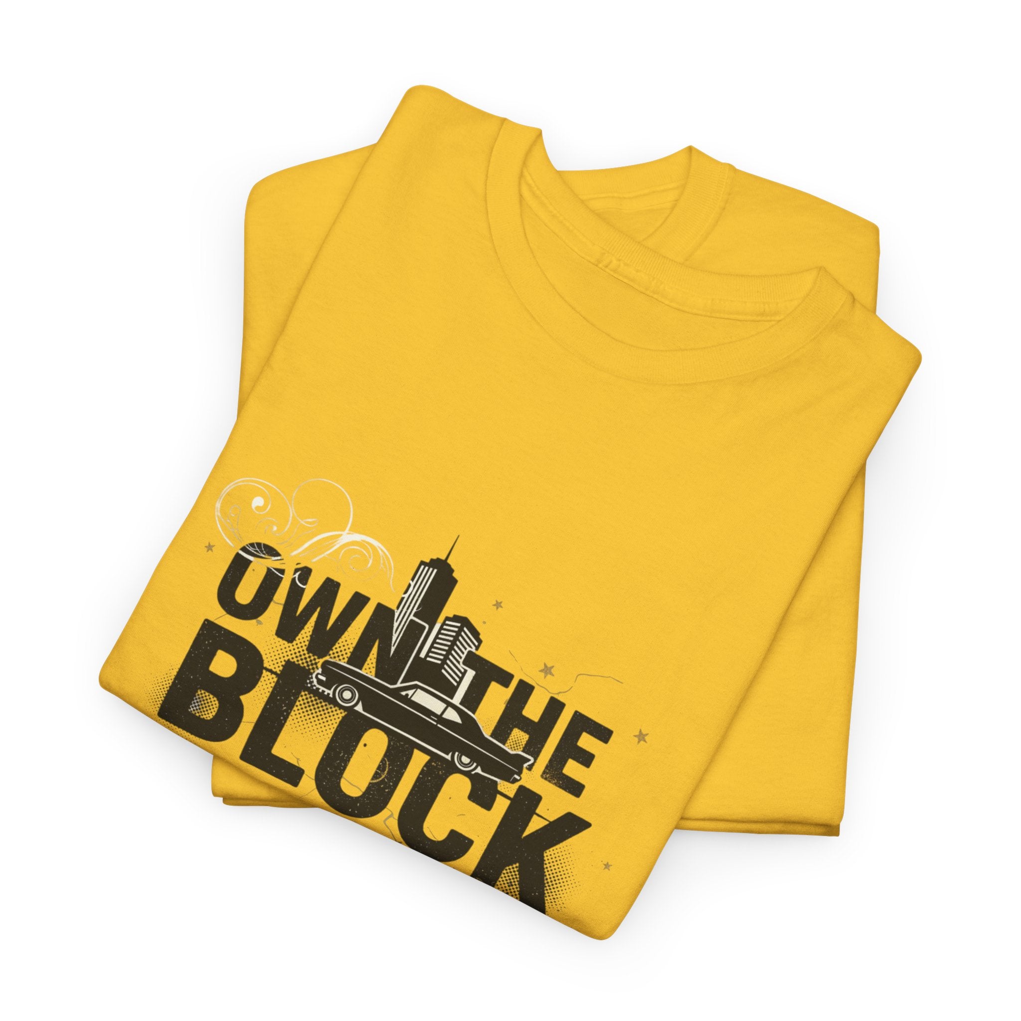 Motivational Tee — “Own the Block, Own Your Future” Graphic T-Shirt