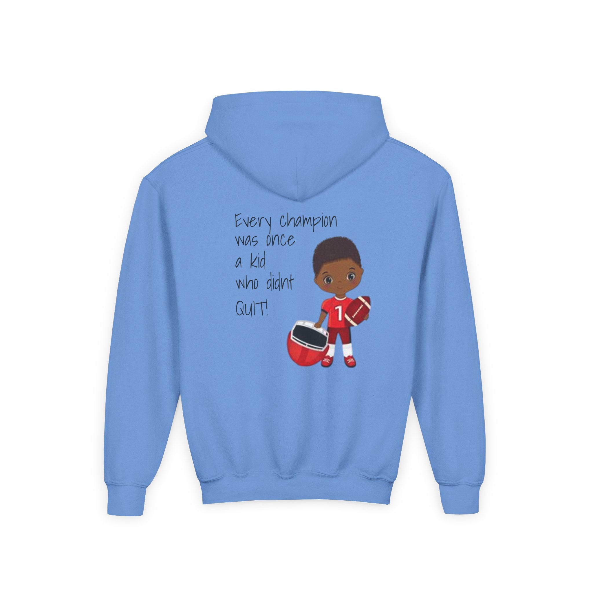"Every Champion Was Once a Kid Who Didn't Quit" Football Kid Graphic Boys Version