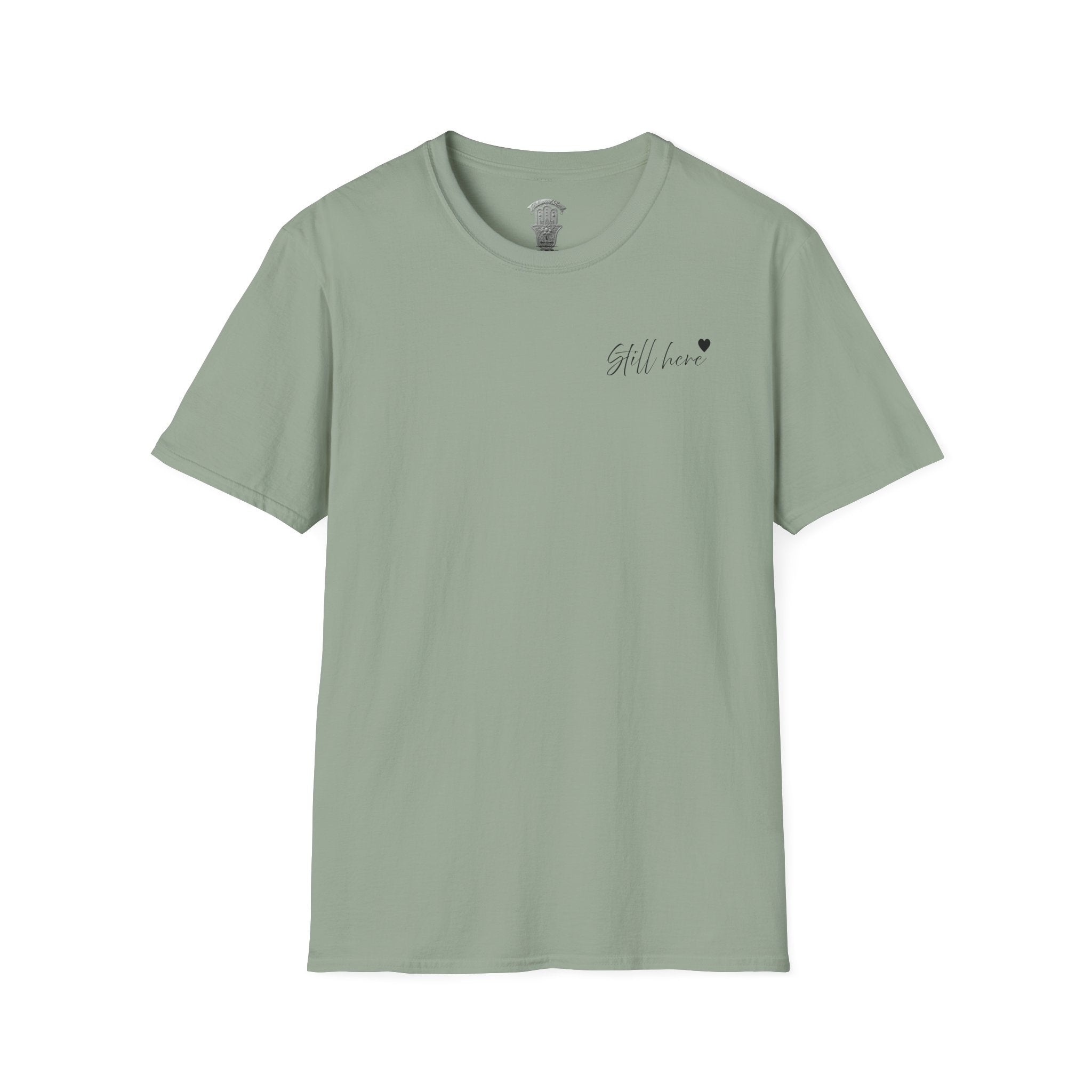 Still Here Tee - Inspiration Recovery T Shirt from Recovery Cartel