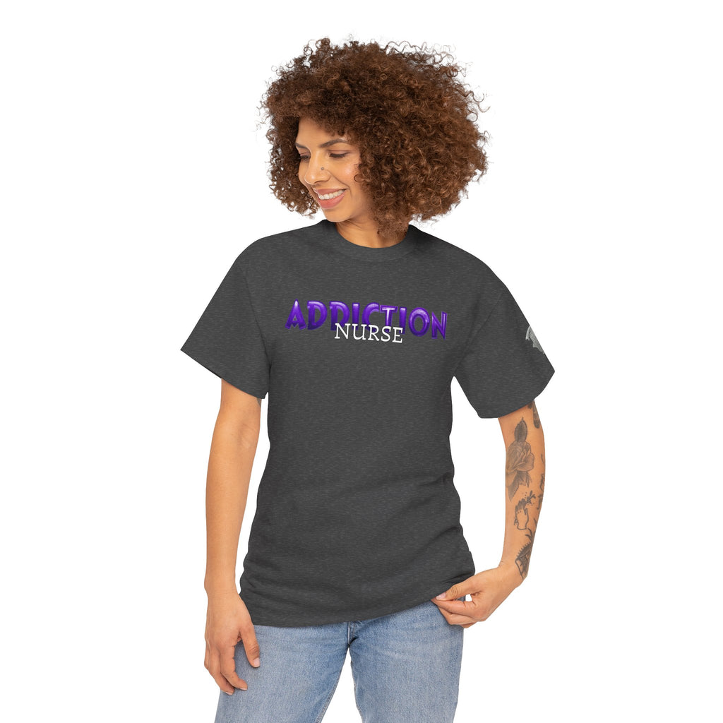 Addiction Nurse Tee  “Progress Not Perfection” Recovery Shirt