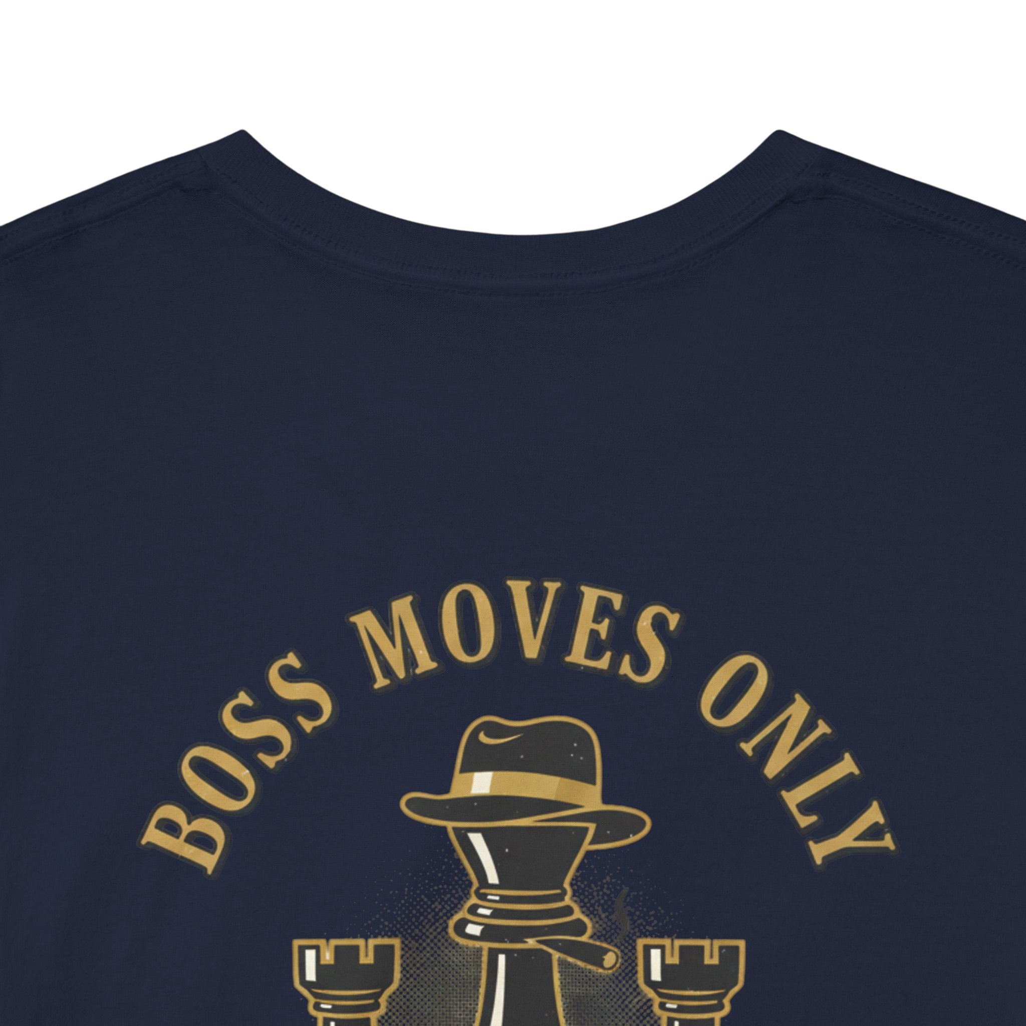 Boss Moves Only Tee — 'Boss Moves Only' Graphic Short-Sleeve T-Shirt for Players & Fans