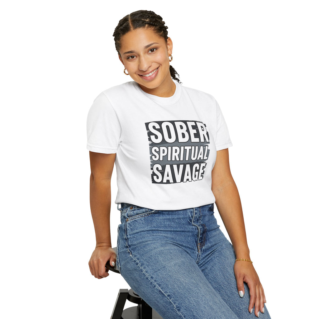 Sober Spiritual Savage T-Shirt