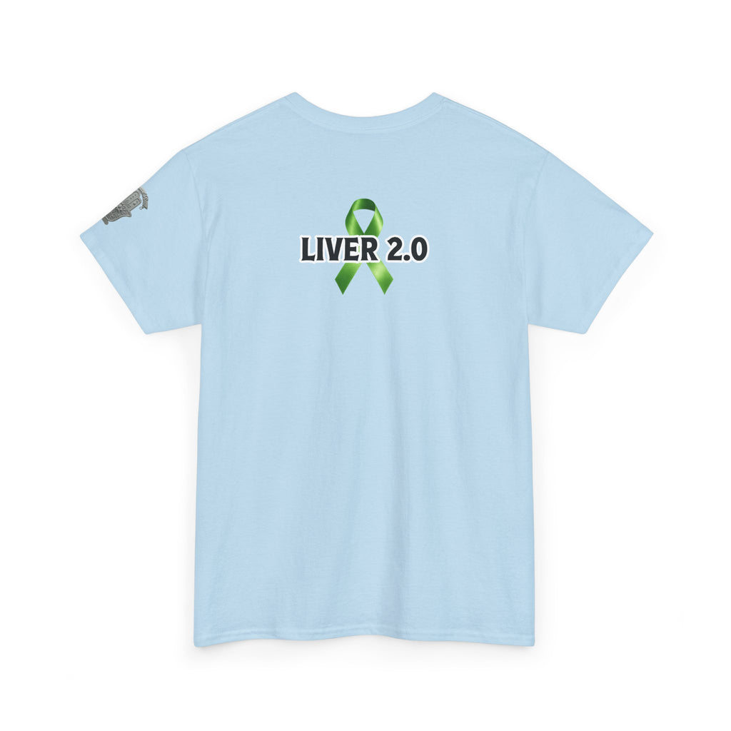Liver 2.0 Tee — 'Upgraded Version' Green Awareness Ribbon Shirt