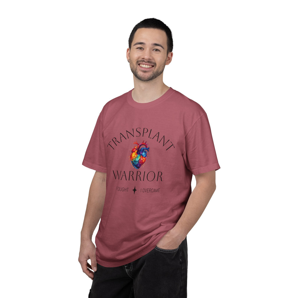Transplant Warrior T-Shirt — I Fought, I Overcame Medical Survivor Tee