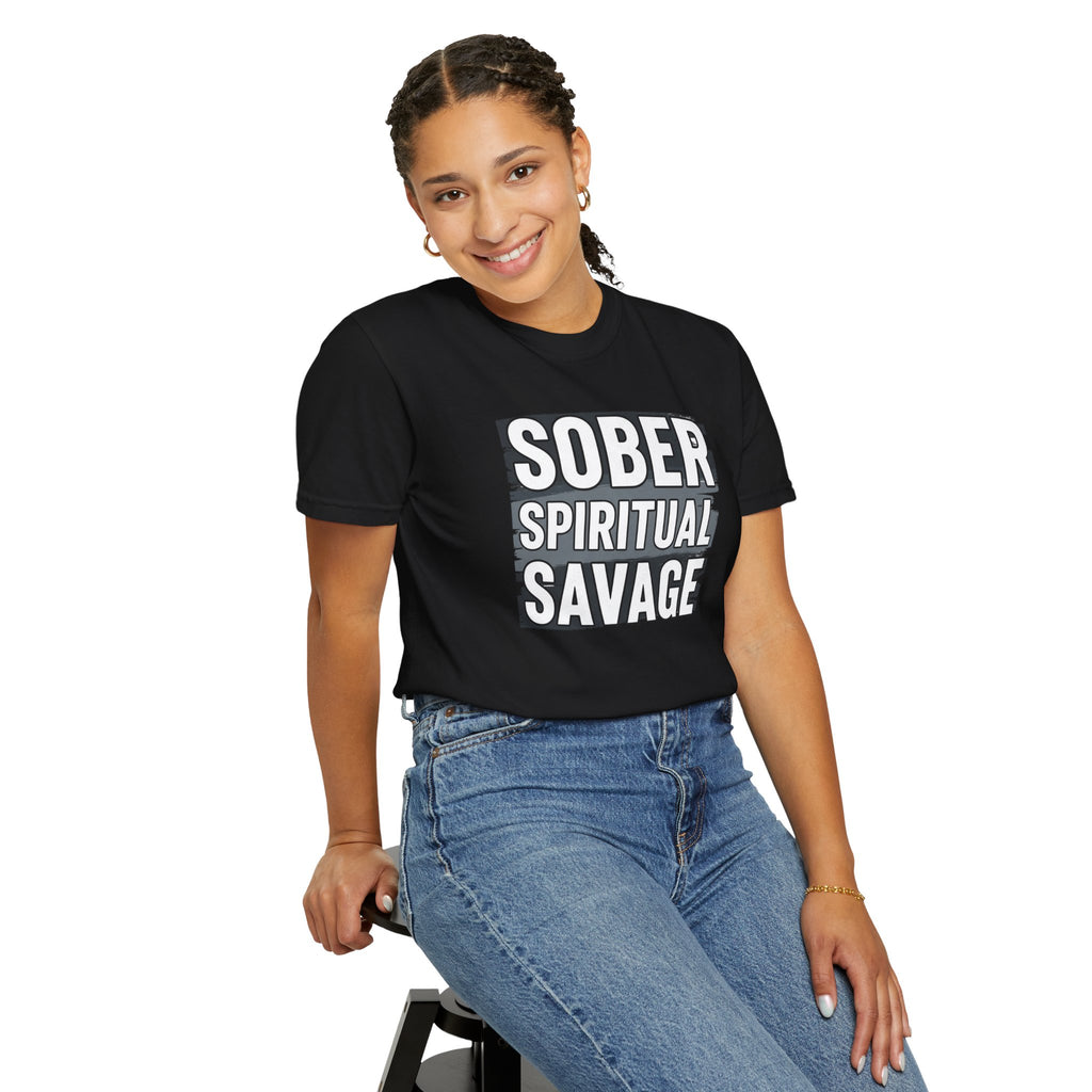 Sober Spiritual Savage T-Shirt