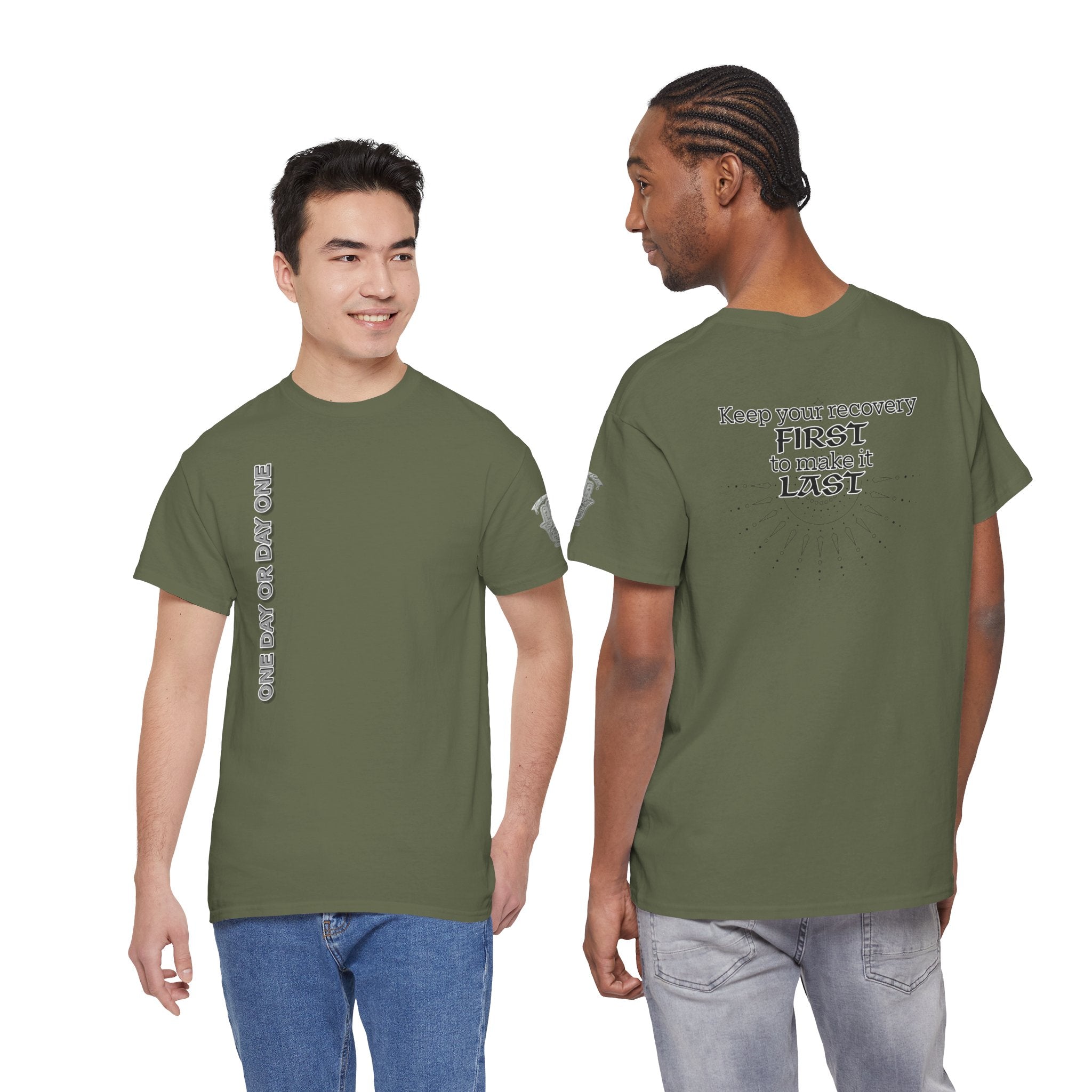 “Keep Your Recovery First to Make It Last” Motivational Shirt