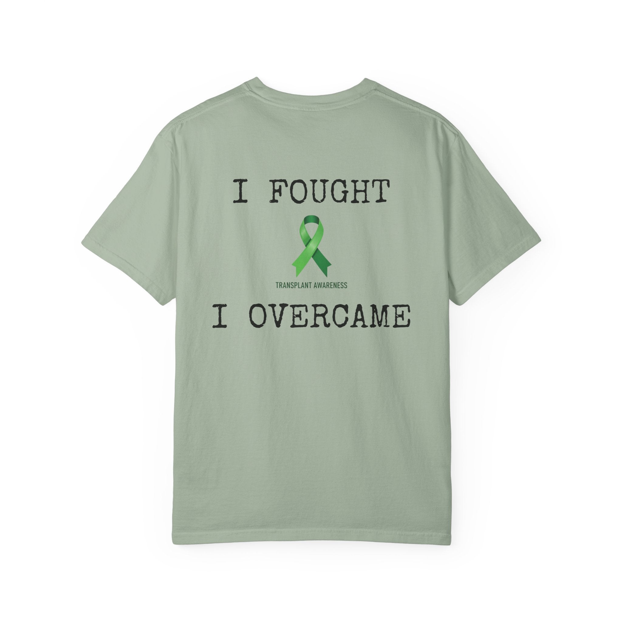 I Fought I Overcame T‑Shirt — Awareness Ribbon Tee
