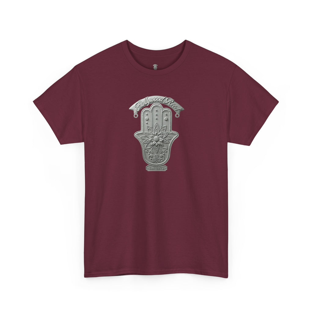 The Hollywood Reed Logo Hamsa Hand Tee — Protective Amulet Graphic T‑Shirt