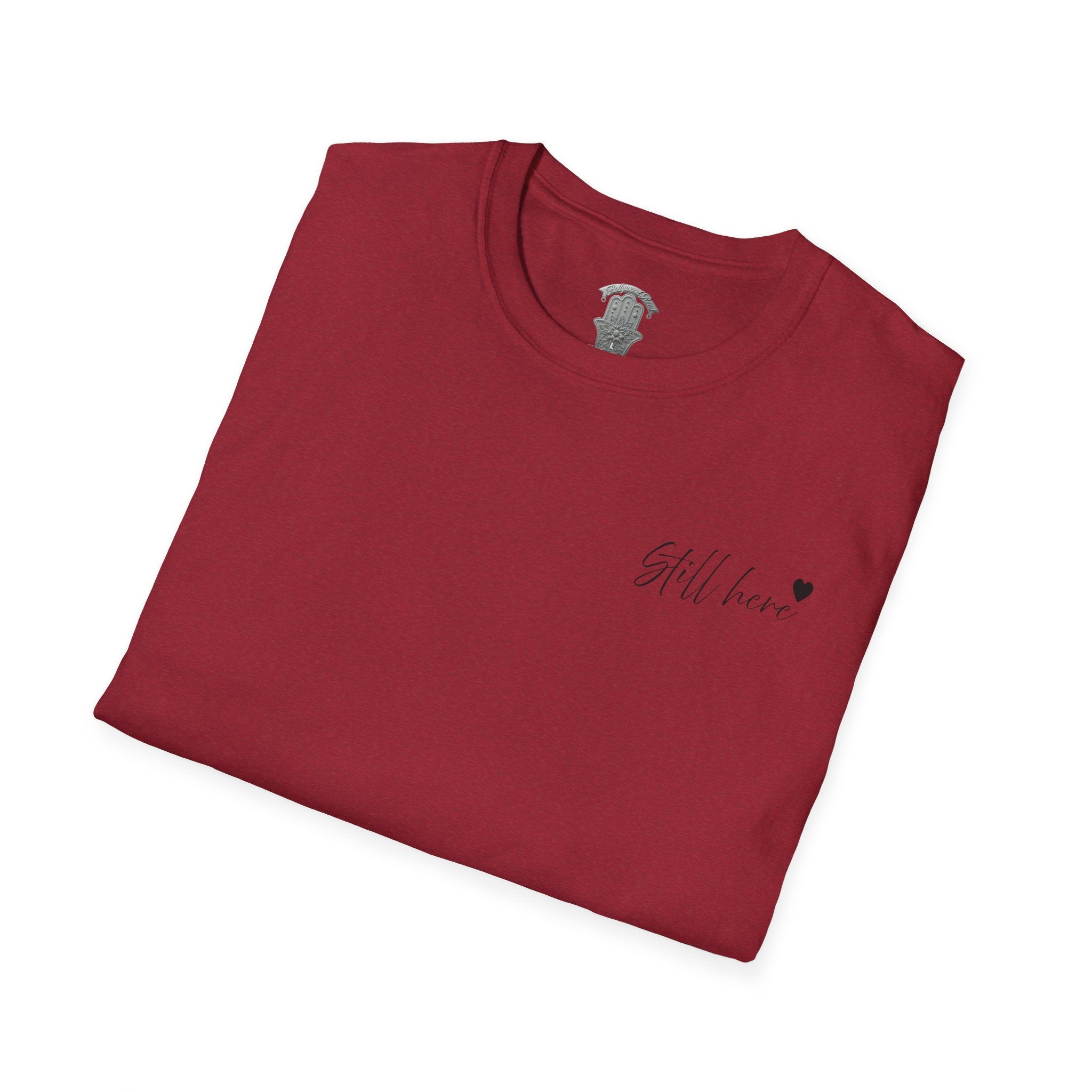 Still Here Tee - Inspiration Recovery T Shirt from Recovery Cartel
