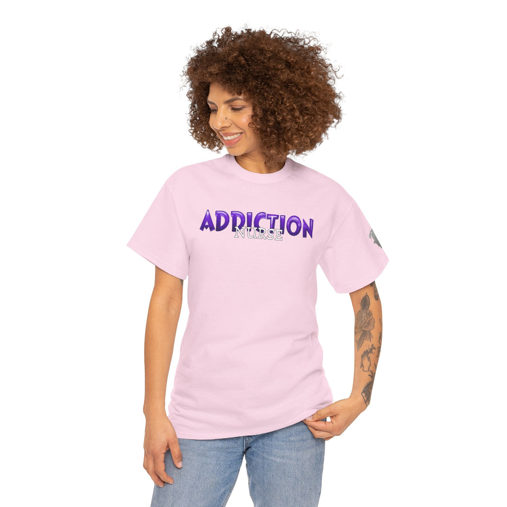 Addiction Nurse Tee  “Progress Not Perfection” Recovery Shirt