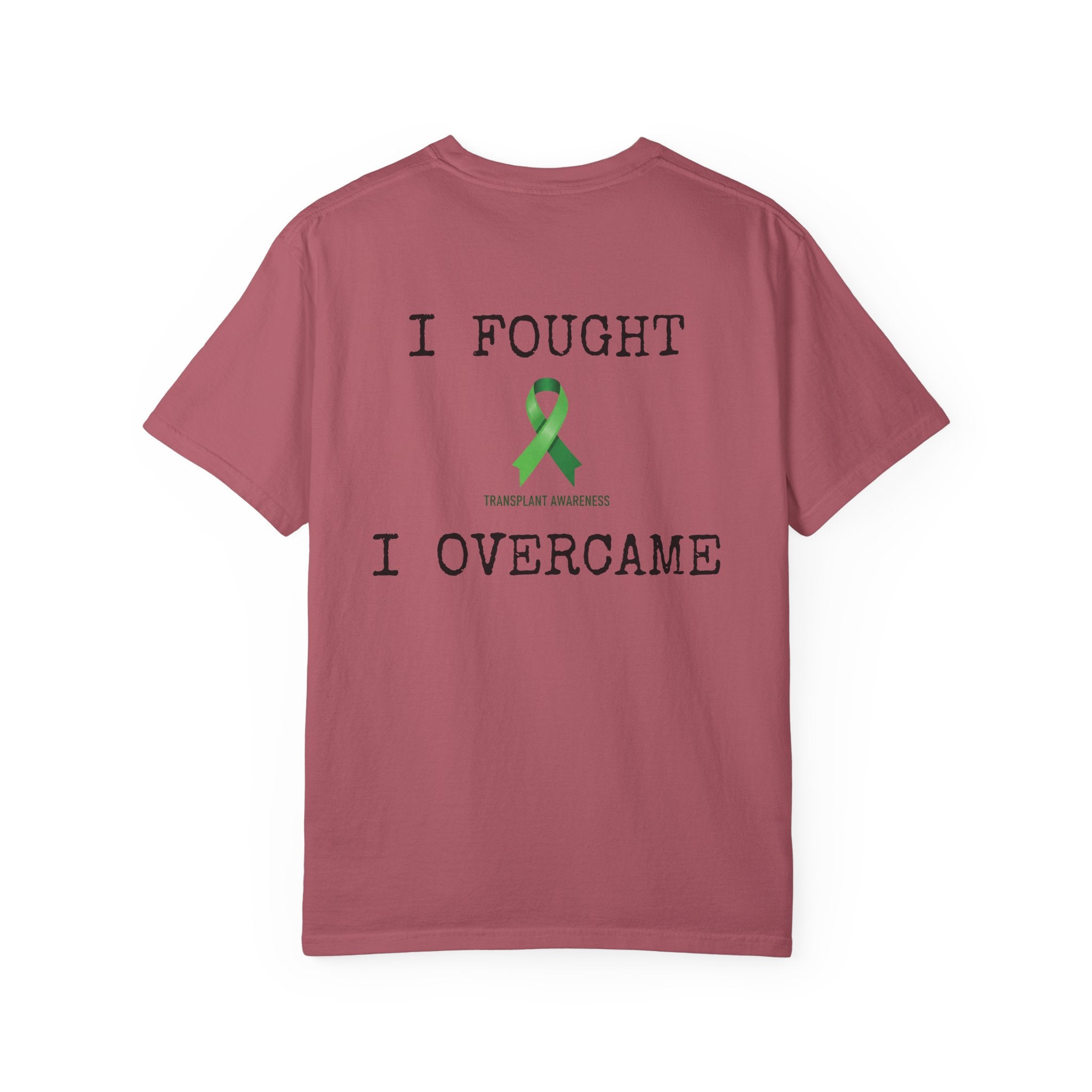 I Fought I Overcame T‑Shirt — Awareness Ribbon Tee