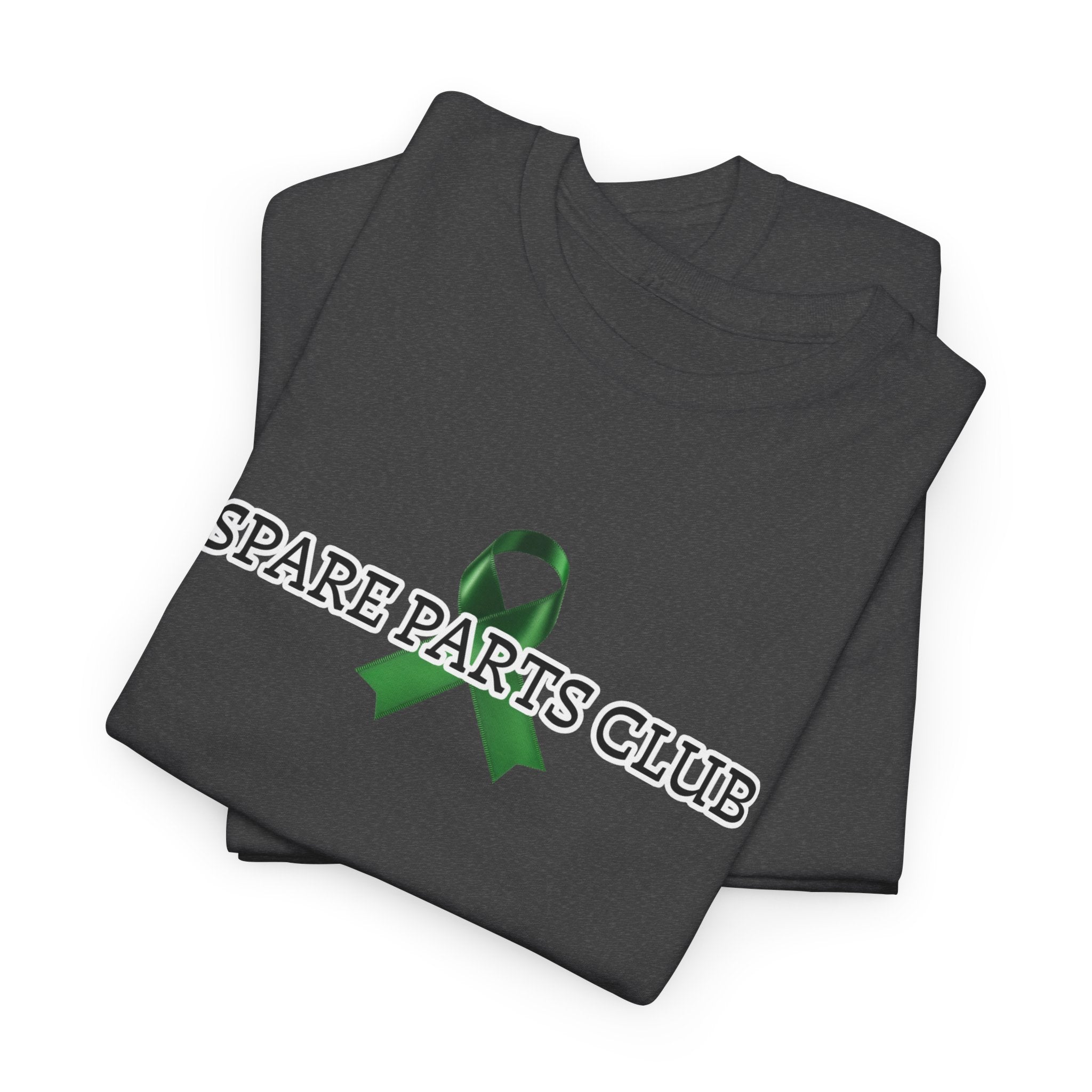 Spare Parts Club Tee — Green Ribbon Awareness Graphic T-Shirt