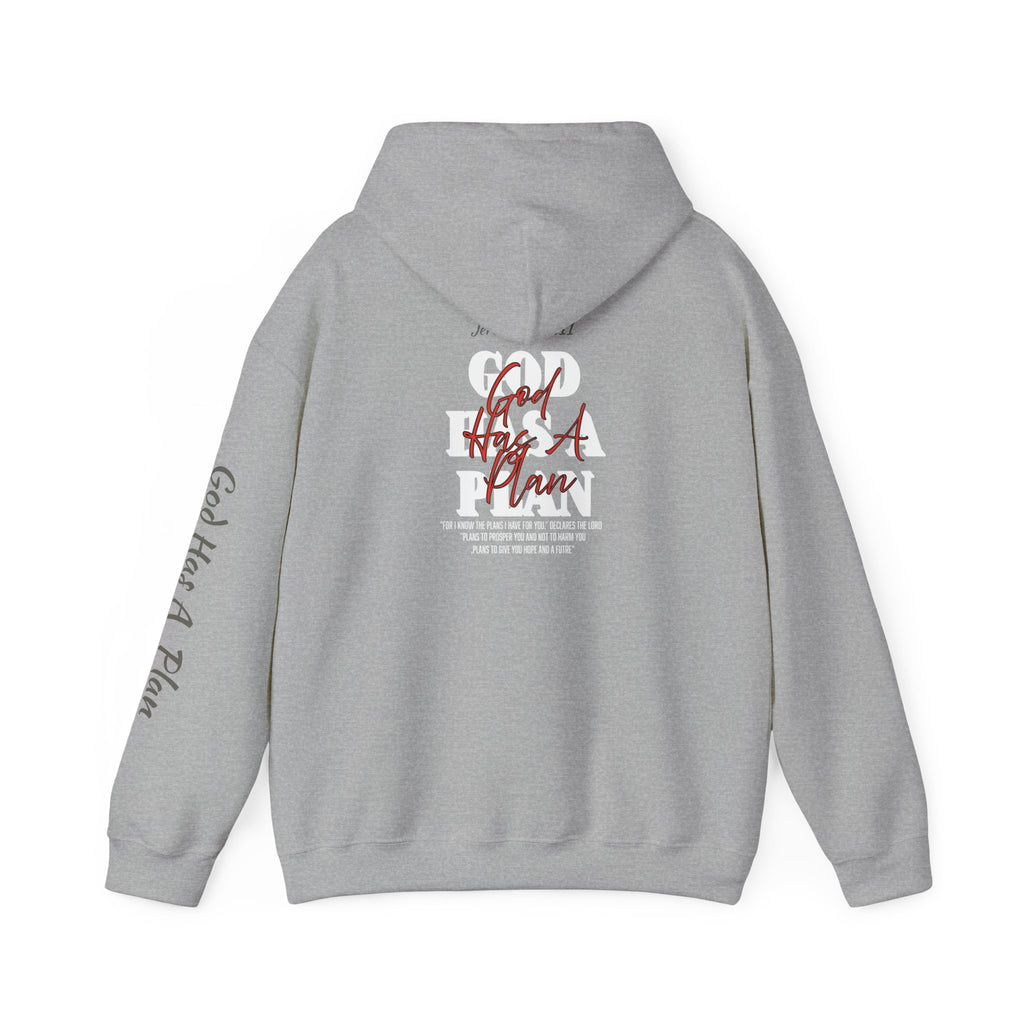 God Has a Plan Hoodie — Inspirational Faith Graphic Pullover