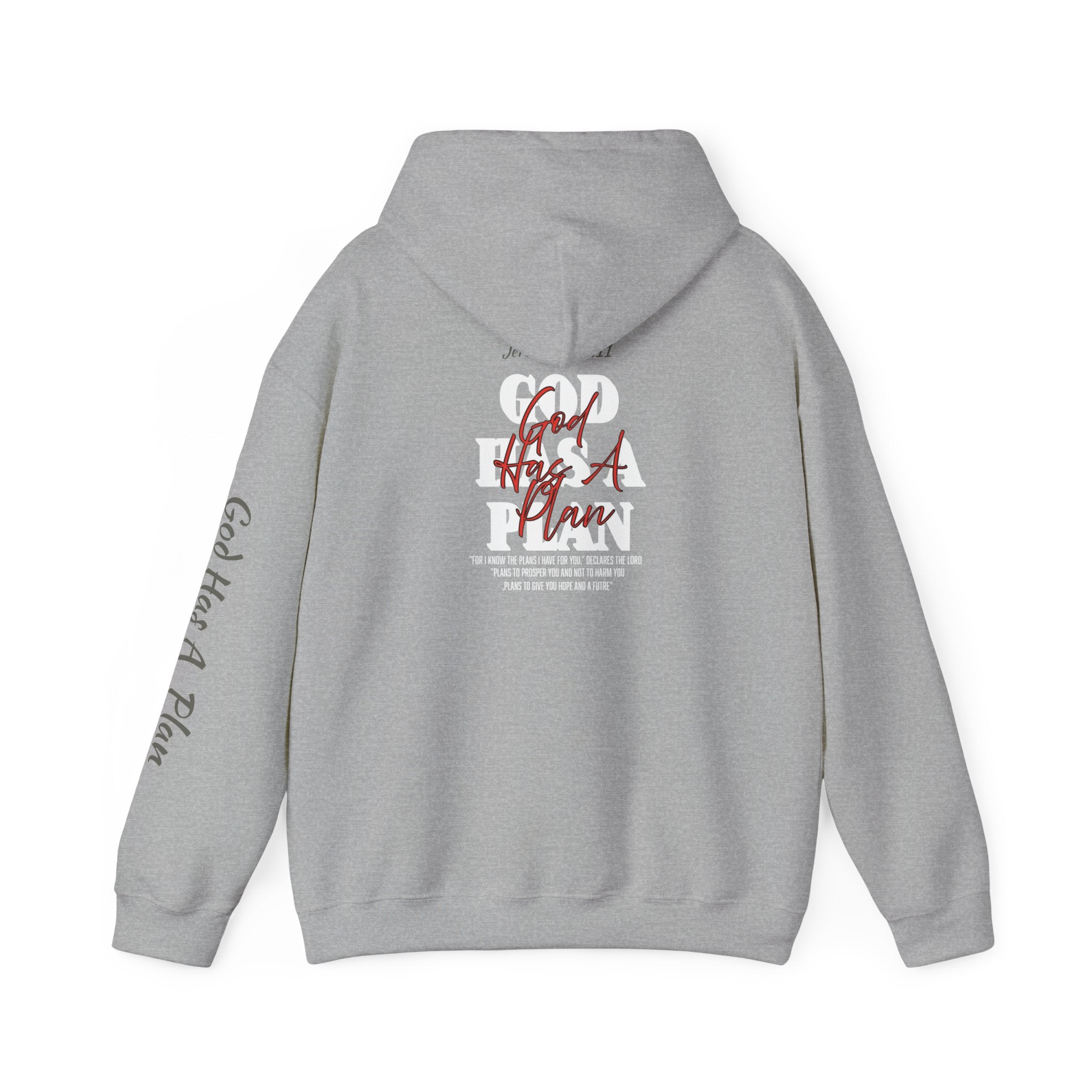 God Has a Plan Hoodie — Inspirational Faith Graphic Pullover
