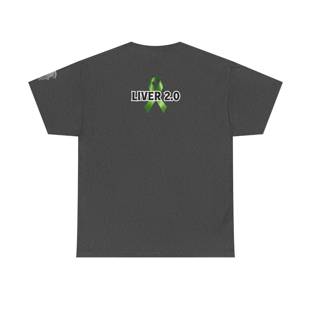 Liver 2.0 Tee — 'Upgraded Version' Green Awareness Ribbon Shirt