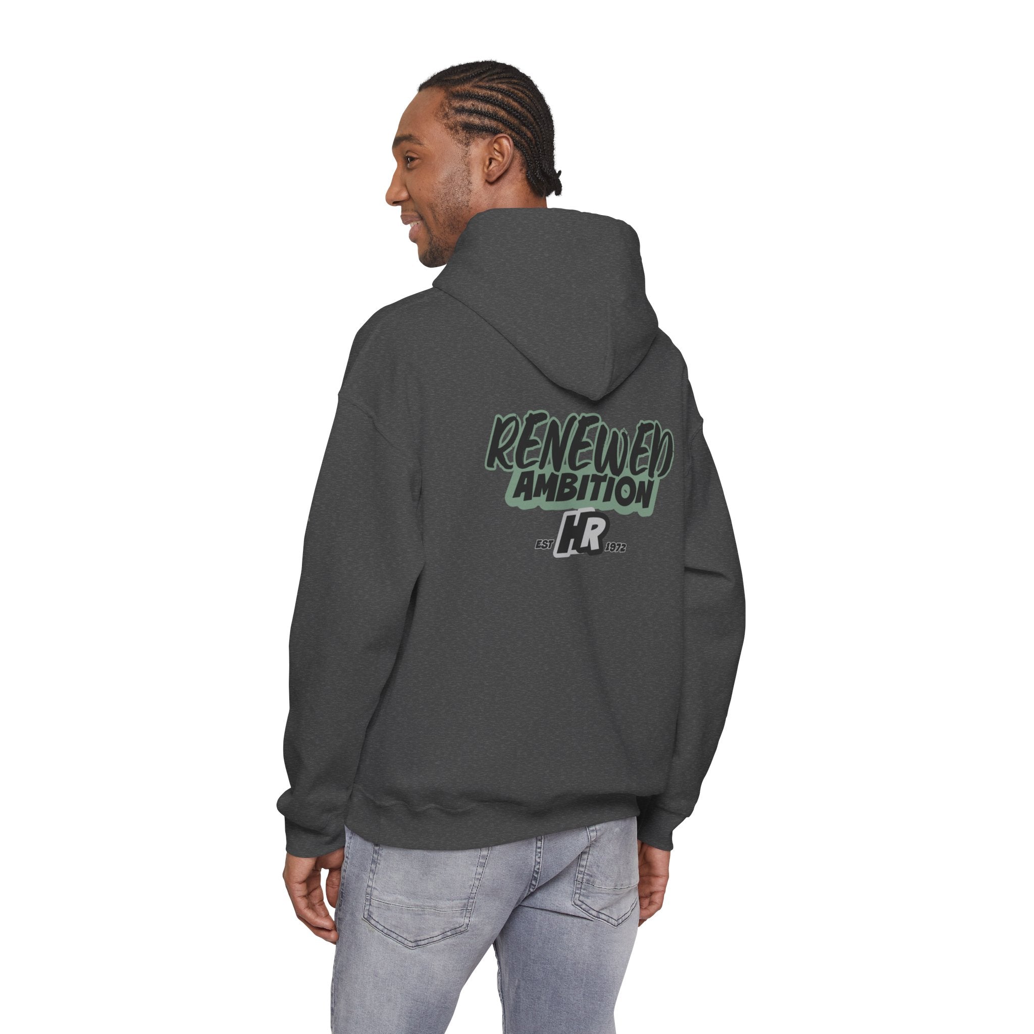Renewed Ambition HR Hoodie — Sparkle Logo Streetwear Pullover