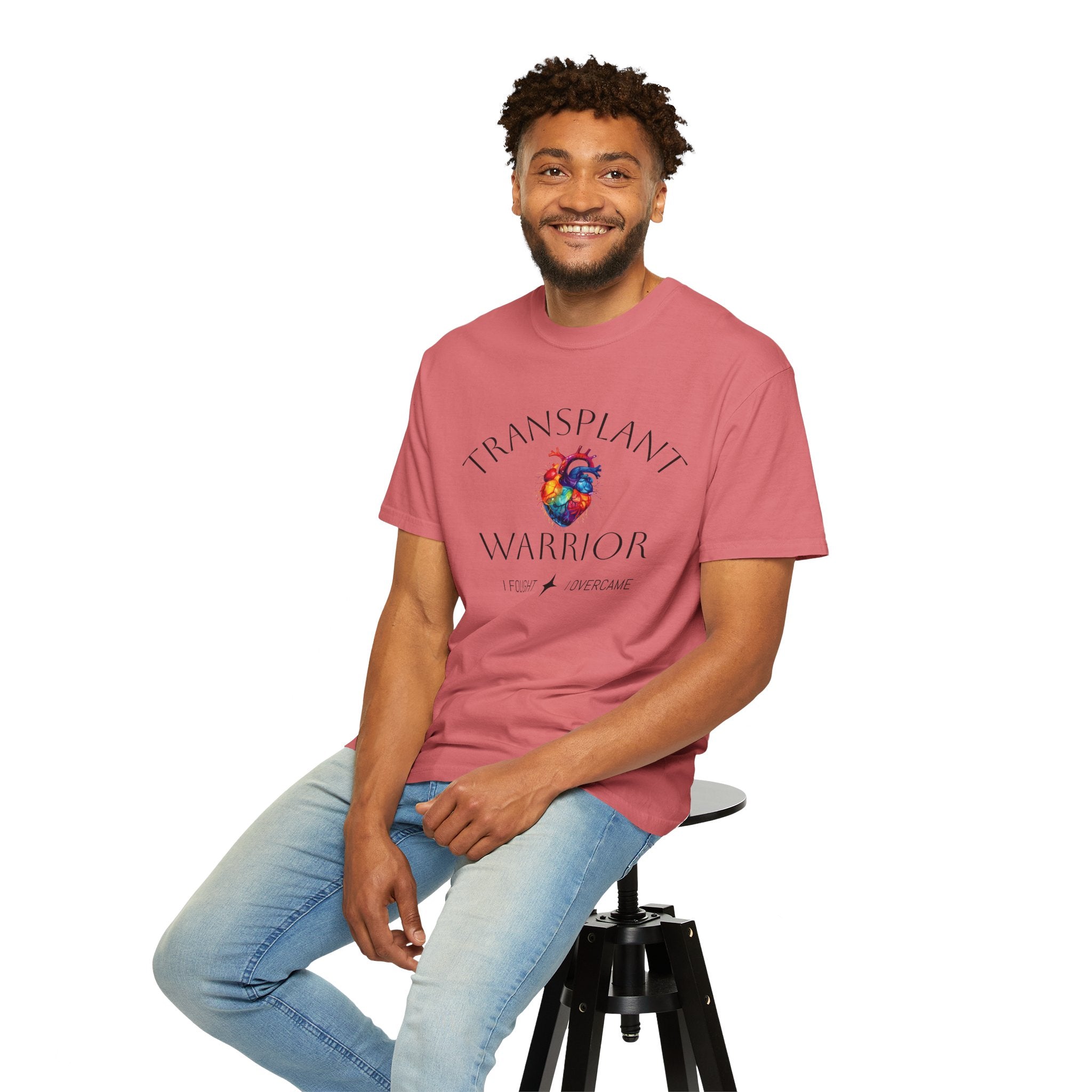 Transplant Warrior T-Shirt — I Fought, I Overcame Medical Survivor Tee