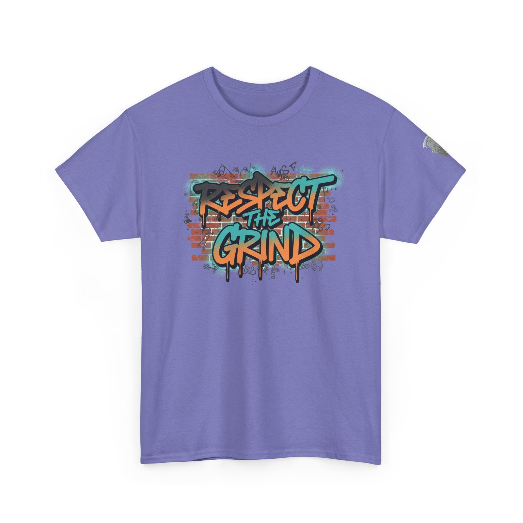 Respect the Grind Graffiti Tee — Urban Motivational Streetwear T‑Shirt