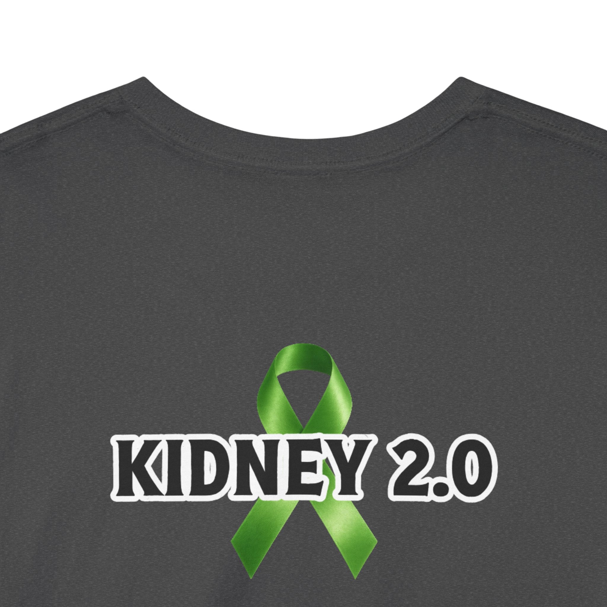 Kidney 2.0 Tee — Upgraded Version Green Ribbon Kidney Transplant Support Shirt