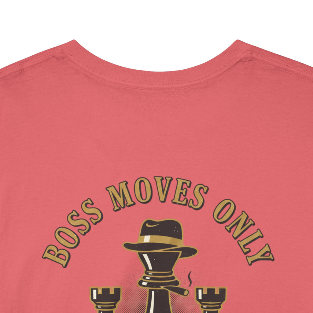 Boss Moves Only Tee — 'Boss Moves Only' Graphic Short-Sleeve T-Shirt for Players & Fans