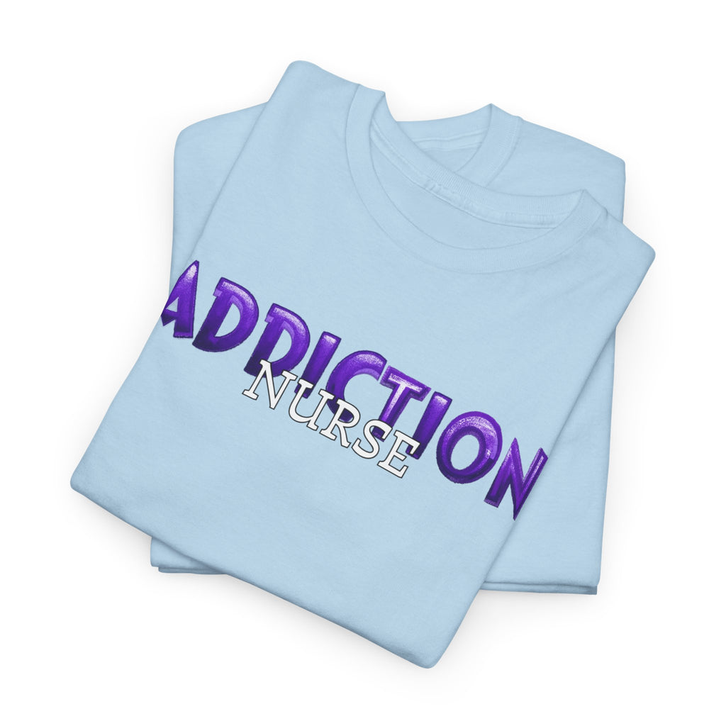 Addiction Nurse Tee  “Progress Not Perfection” Recovery Shirt