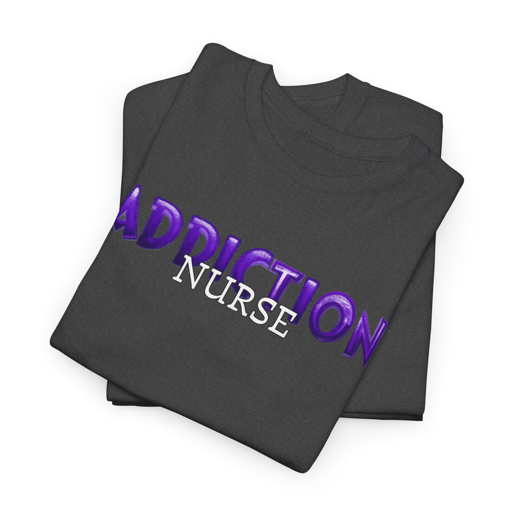 Addiction Nurse Tee  “Progress Not Perfection” Recovery Shirt